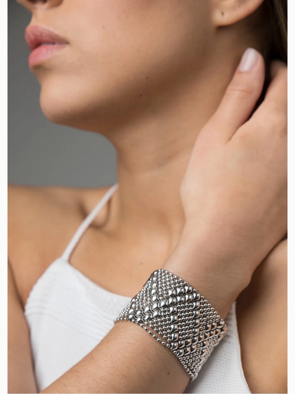 Liquid Silver Sergio Gutierrez Cuff Bracelet